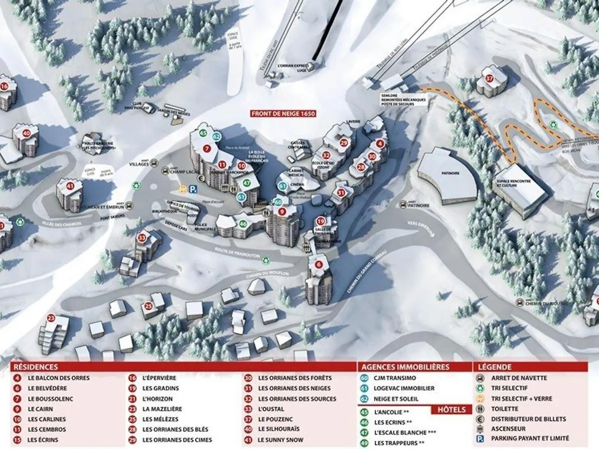 Studio 6 Pers, Sud, Centre Station, Balcon, Acces Pistes - Fr-1-322-133 Лез-Ор Апартаменты
